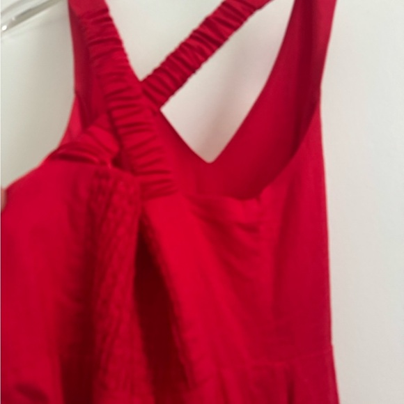 ASTR The Label Women's Red Cross Back Sleeveless Midi Dress XS B3032 - Picture 7 of 8